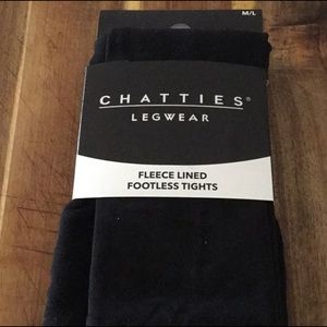 Black footless tights